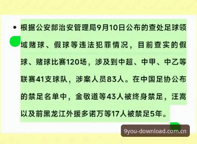 中国足协第三批禁足名单最新动态：17人终身禁赛，48人受罚